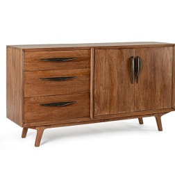 Credenza 2 ante 3 cassetti Sherman Bizzotto